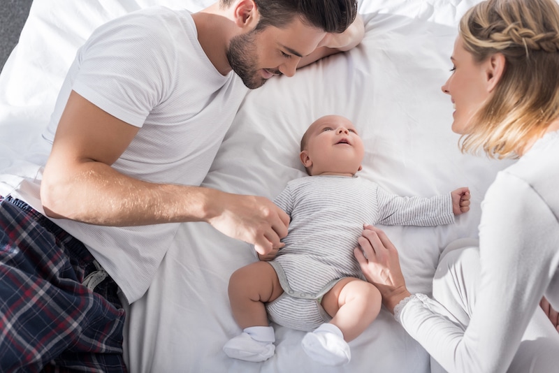 Image of polluted air affecting infants and children
